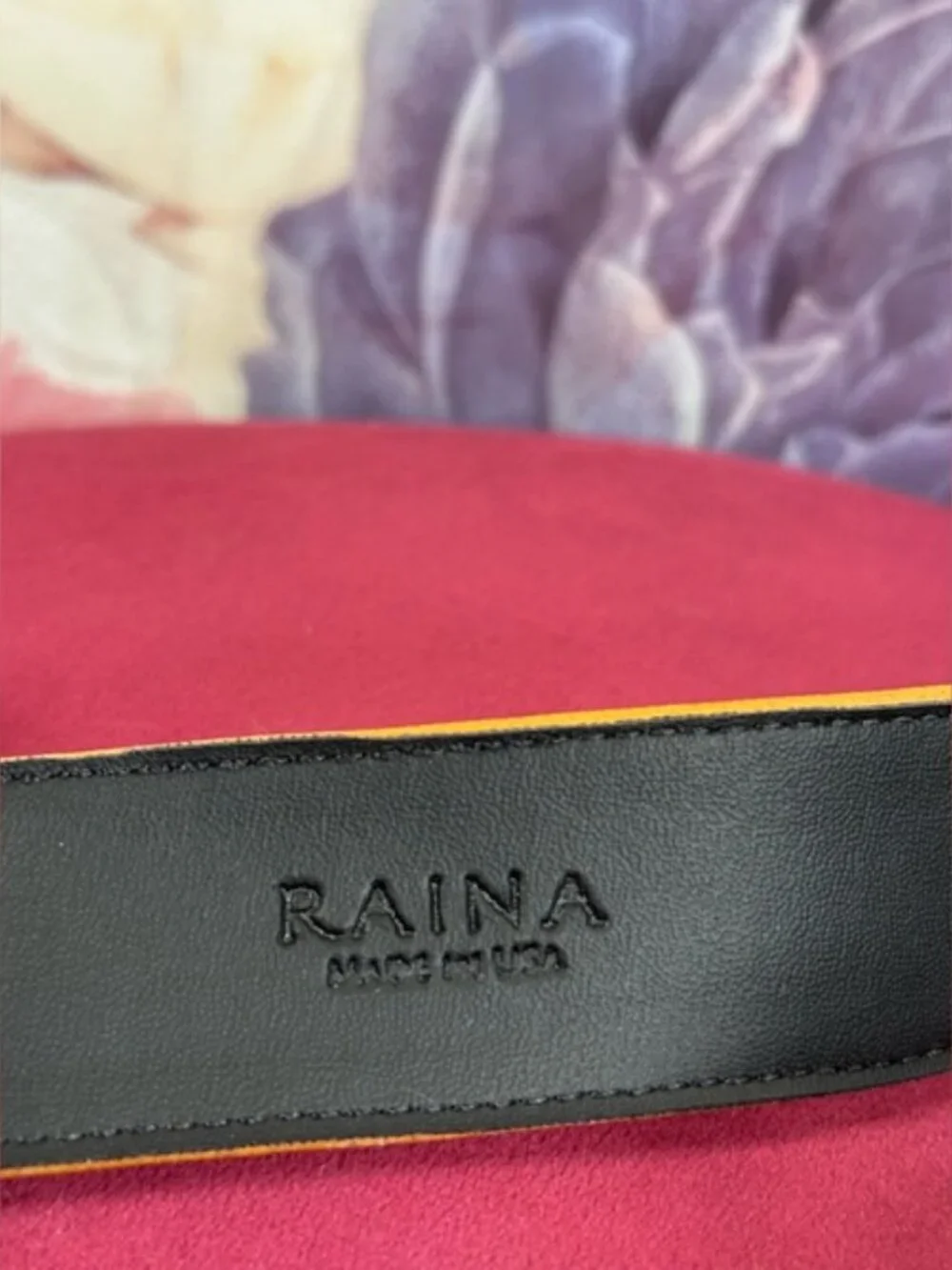 New Raina Sheila Wrap Belt in Camel brown leather gold western chic cowgirl